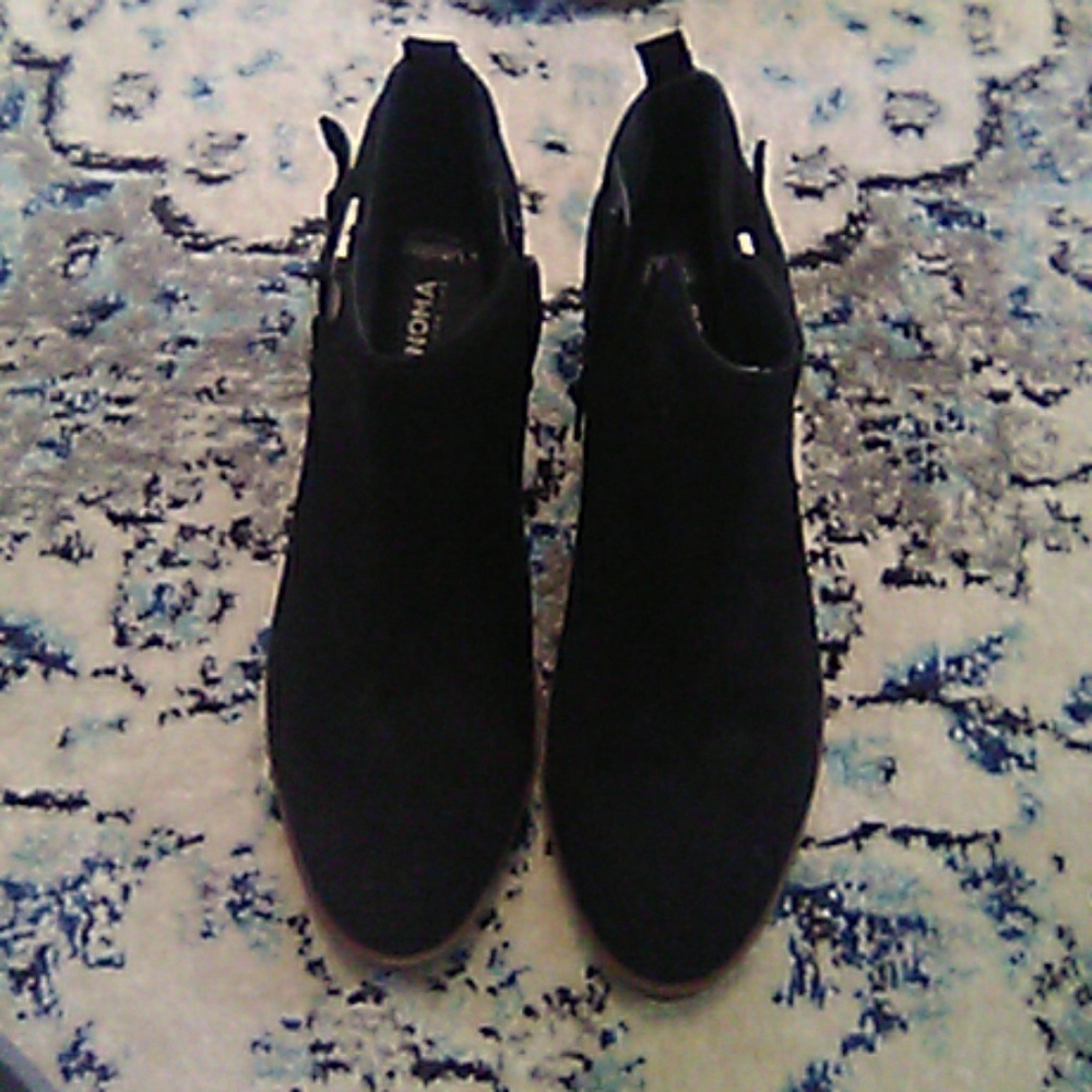 BWOT Navy blue suede boots! - Picture 2 of 6